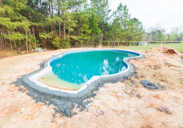 Pool Landscape Leveling in Layton