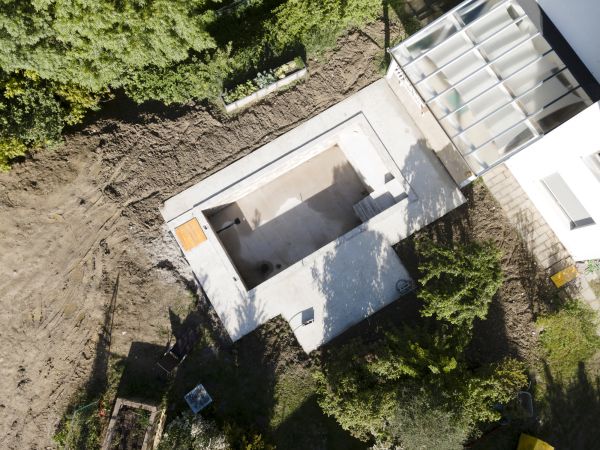 Pool Area Grading in Layton