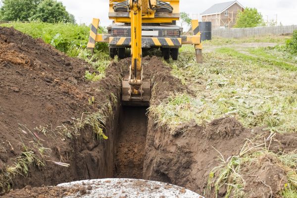 Drainage Trench Installation in Layton