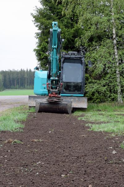 Backhoe Grading in Layton