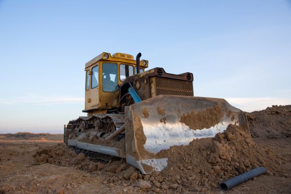Bulldozer Land Grading in Layton