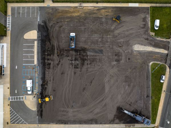 Parking Lot Excavation in Layton
