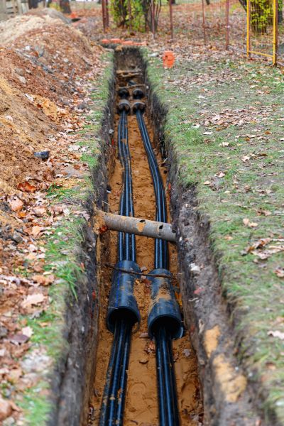 Electrical Line Excavation in Layton